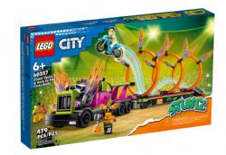 LEGO CITY STUNTZ - CAMION CASCADEUR ET CERCLE DE FEU  #60357 (0323)